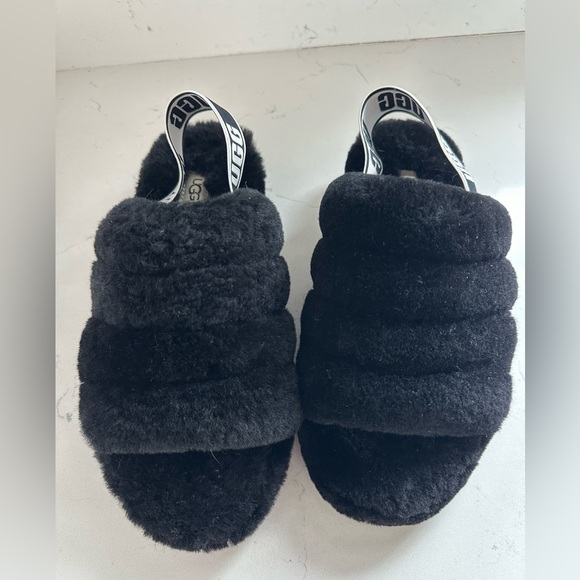 Platform Fluff Yeah UGG‎ slides size 8 - Picture 1 of 8